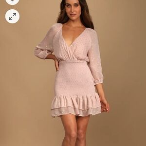 Elegant Blush Pink Dress